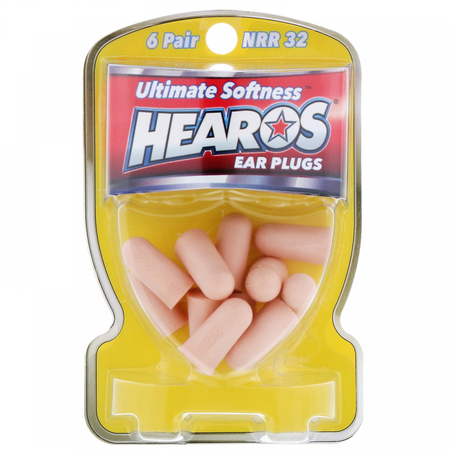 Беруши мягкие Hearos (Ear Plugs Ultimate Softness High) 6 пар - изображение 1