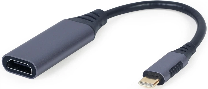 Adapter Cablexpert USB Type-C do HDMI 0,15 m szary (A-USB3C-HDMI-01) - obraz 2