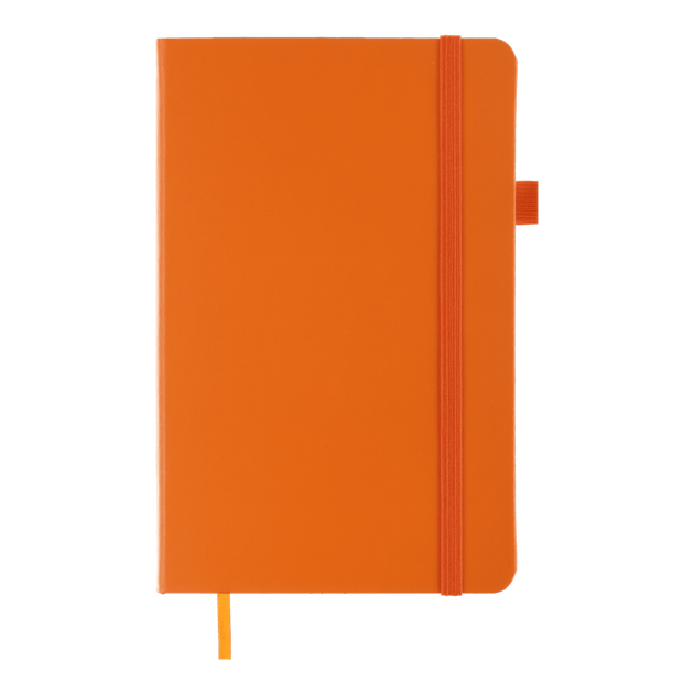 Книга записна Buromax Etalon 125х195мм 96 аркушів у лінію обкладинка зі штучної шкіри помаранчевий (BM.291260-11) - Фото 2 Книга записна Buromax Etalon 125х195мм 96 аркушів у лінію обкладинка зі штучної шкіри помаранчевий (BM.291260-11) - зображення 2
