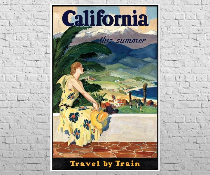 Постер CP California 1930s, Туризм 56х86 см (198) - изображение 3