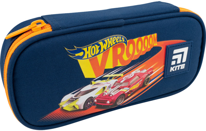 Пенал школьный Kite для мальчика 21x8.5x4.5 см Hot Wheels (HW22-662-1 ...
