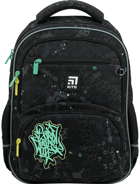 Рюкзак школьный Kite для мальчика 38x29x16 см 14.5 л скейтборд (K22 ...