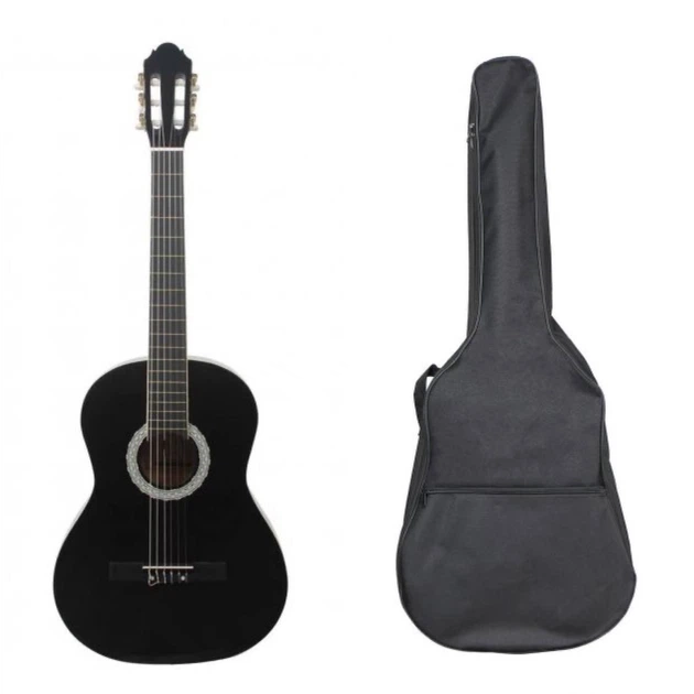 Гитара классическая 4/4 Almira CG-1702 BK + Чехол - Фото 1 Гитара классическая 4/4 Almira CG-1702 BK + Чехол - изображение 1