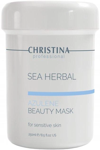 Азуленовая маска красоты для чувствительной кожи Christina Sea Herbal Beauty Mask Azulene , 250 мл 