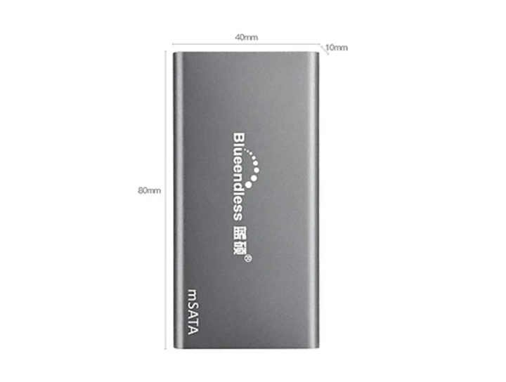 Зовнішня кишеня Blueendless M3C для Msata SSD USB 3.1 Type-C - зображення 5