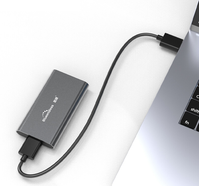 Зовнішня кишеня Blueendless M3C для Msata SSD USB 3.1 Type-C - зображення 7