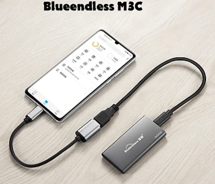 Зовнішня кишеня Blueendless M3C для Msata SSD USB 3.1 Type-C - зображення 8