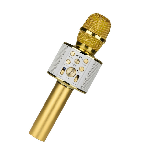 Микрофон караоке беспроводной, портативная акустика Hoco BK3 Cool Sound ...