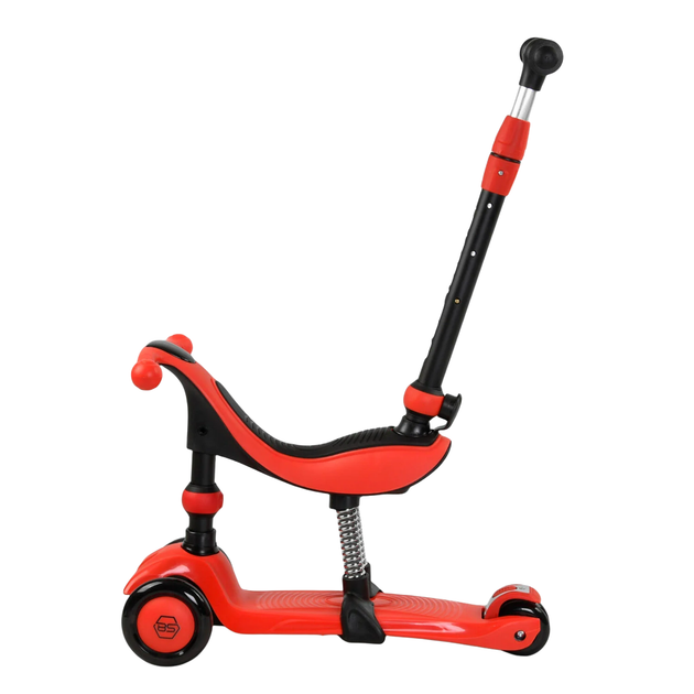 Четырехколесный Самокат велобег 3в1 Best Scooter Оранжевый - Фото 4 Четырехколесный Самокат велобег 3в1 Best Scooter Оранжевый - изображение 4