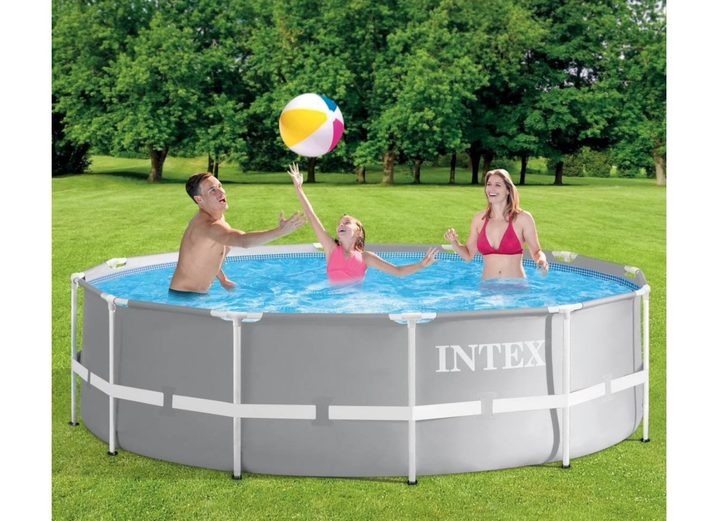 Каркасный бассейн Intex 8592 л 366x99 см ПВХ с лестницей и насосом 2006 ...