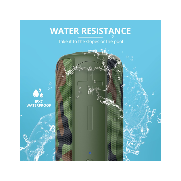 Акустическая система Trust Caro Max Powerful Bluetooth Speaker Camo (23960) - изображение 3
