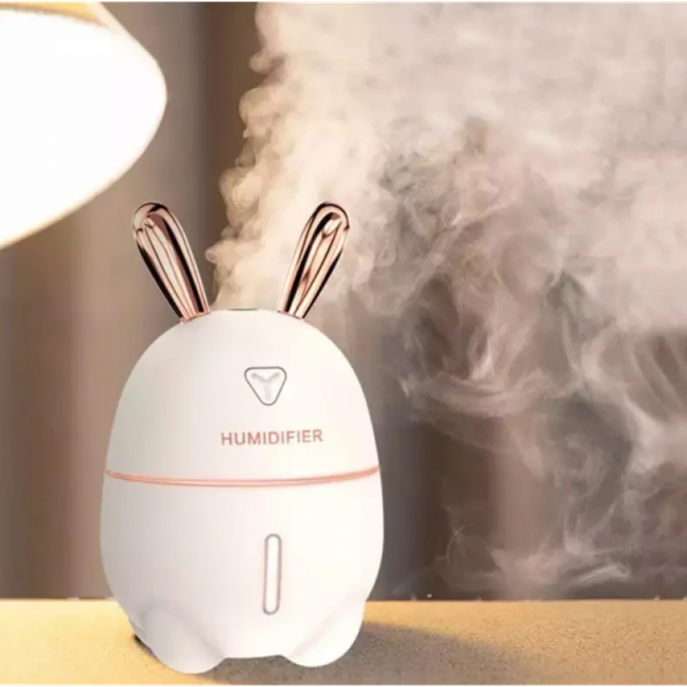 Зволожувач повітря нічник Humidifier H2O Rabbit Y105 White (49289IM) - зображення 2