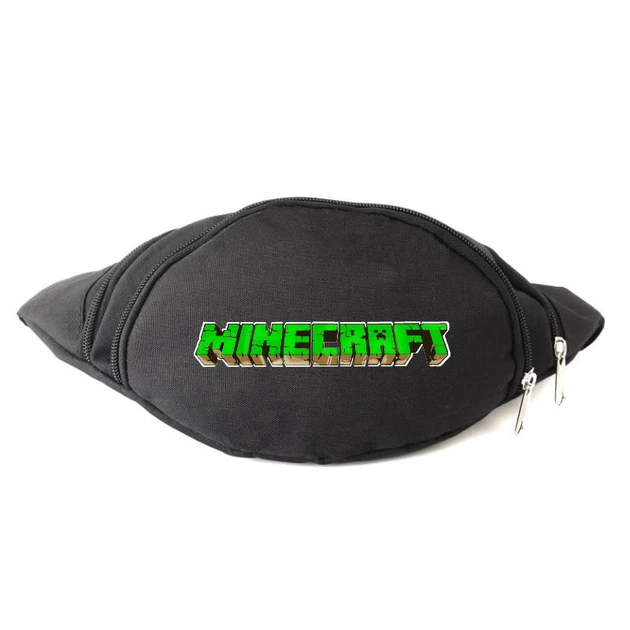 Сумка Бананка на пояс Майнкрафт Minecraft (MC-Logo) Cappuccino Toys чорна - Фото 1 Сумка Бананка на пояс Майнкрафт Minecraft (MC-Logo) Cappuccino Toys чорна - зображення 1