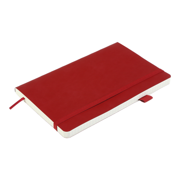 Книга записная Buromax Primo 125х195мм 96 листов в клетку обложка из искусственной кожи бордовый (BM.291161-13) - изображение 3