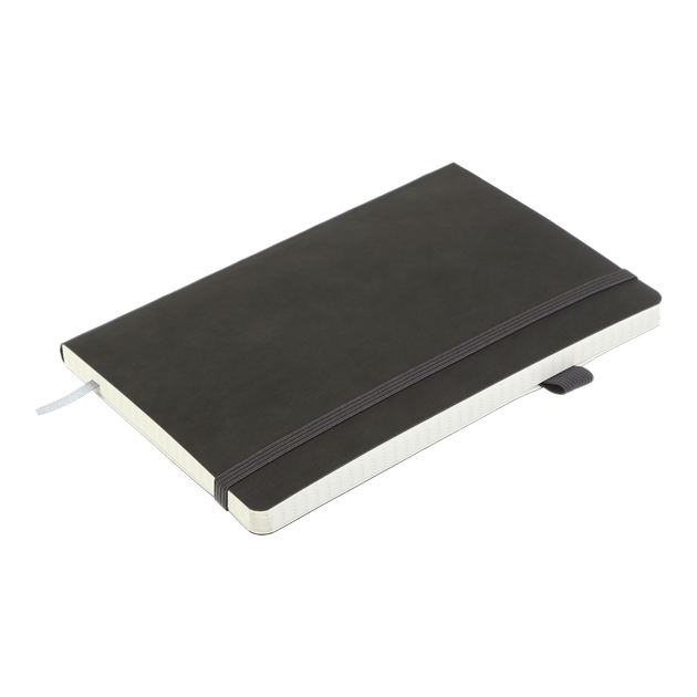 Книга записная Buromax Primo 125х195мм 96 листов в клетку обложка из искусственной кожи серый (BM.291161-09) - изображение 3
