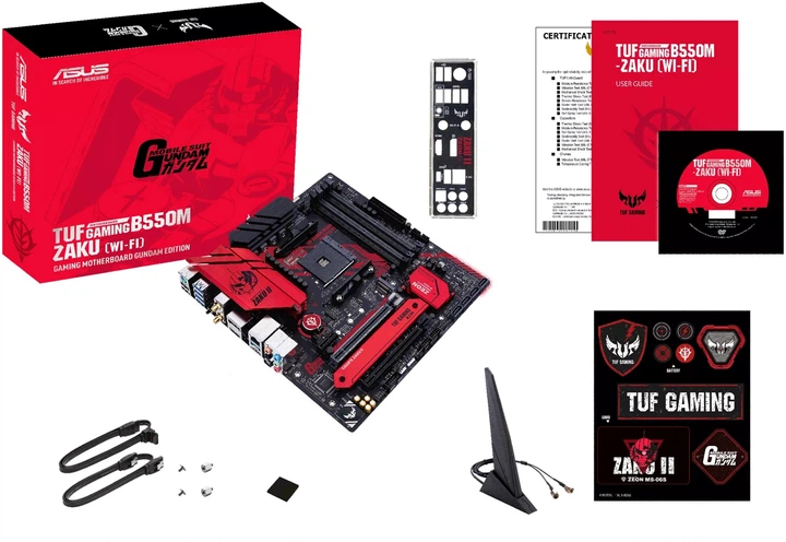 Материнская плата Asus TUF Gaming B550M Wi-Fi Zaku II Edition