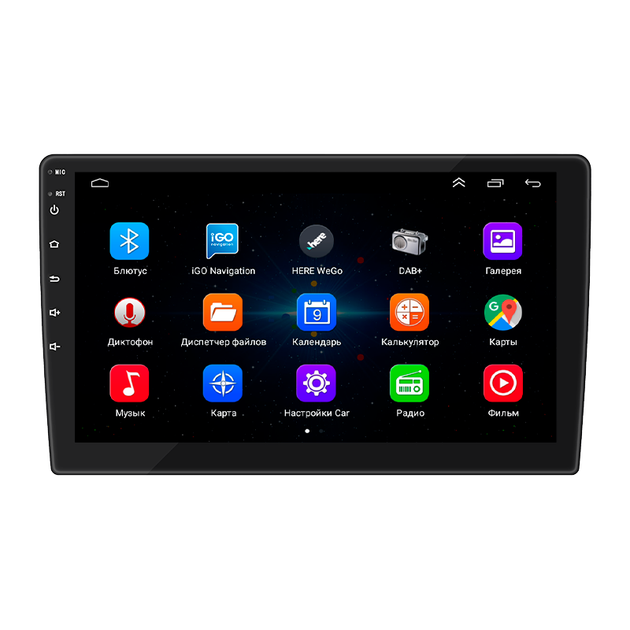 Автомобільна магнітоли 2DIN Lesko W-10 10.1" 1/16 Optima Wi-Fi - зображення 3