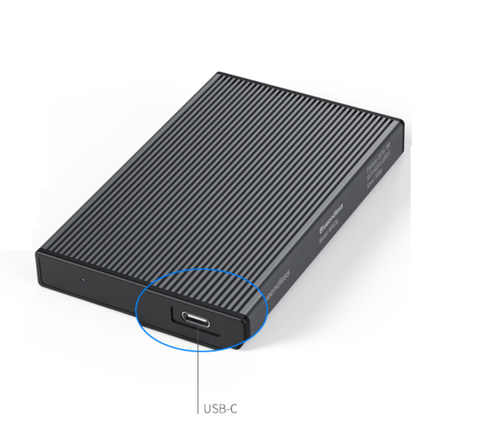 Зовнішня кишеня Blueendless MR23FC USB 3.1 Type C для HDD 2.5" - зображення 5