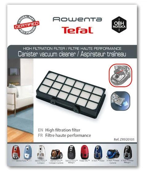 Фильтр HEPA для пылесоса Rowenta(ZR920101 RS-RT4310) - Фото 2 Фильтр HEPA для пылесоса Rowenta(ZR920101 RS-RT4310) - изображение 2