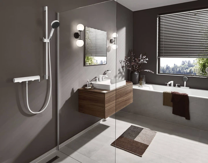 Змішувач для душу одноважільний HANSGROHE Vivenis білий латунь без душового набору 75620700 - зображення 3