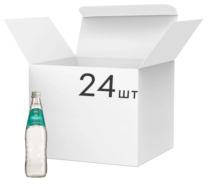 Акция на Упаковка води мінеральної негазованої Smeraldina 0.33 л х 24 шт от Rozetka