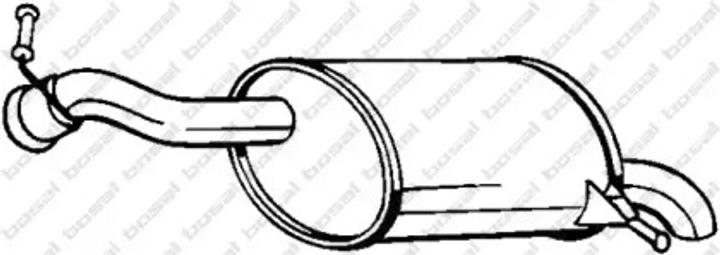 Труба Bosal, що приймає в зборі Sens (BO0011) (700-257) - зображення 2