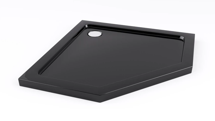 Душовий піддон REA DIAMOND 90x90 BLACK - изображение 7