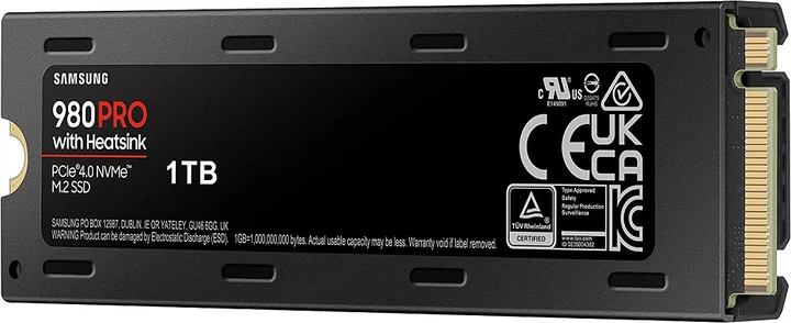 SSD накопитель 1 TB Samsung 980 PRO Heatsink (MZ-V8P1T0CW) – фото