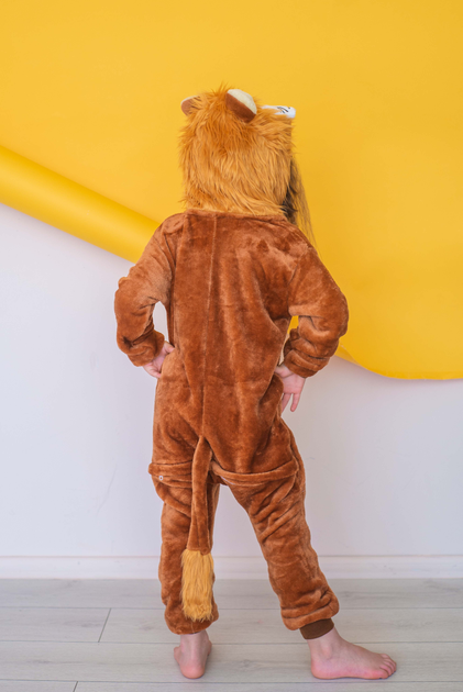 Пижама Кигуруми детская BearWear Лев New M 115 - 125 см Коричневый (K0W1-0079-M) 