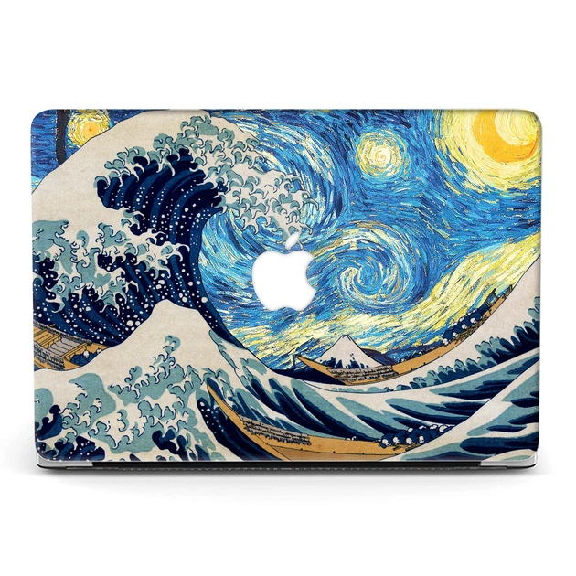 Чехол пластиковый для Apple MacBook Pro 16.2 A2485 Нагасаки Великая Волна (Nagasaki The Great Wave) макбук про case hard cover (36114-1847) (36114-1847) - изображение 3
