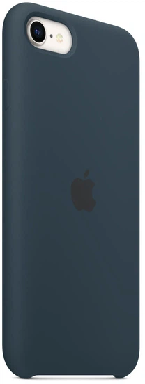 Etui Apple Silicone Case do Apple iPhone SE Abyss Blue (MN6F3) - obraz 4