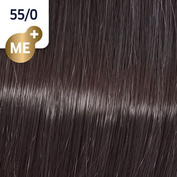 Краска для волос Wella Koleston 55/0 Светло-коричневый интенсивный натуральный 60 мл. - изображение 3