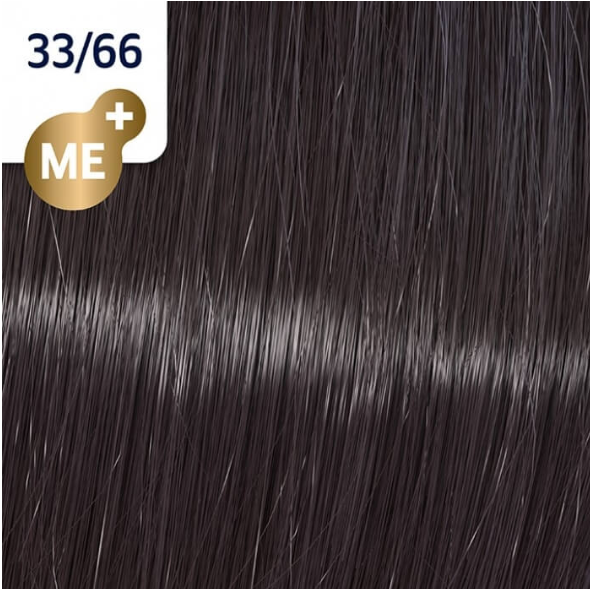 Краска для волос Wella Koleston Vibrant Reds 33/66 Темно-коричневый фиолетовый (Королева ночи) 60 мл - Фото 3 Краска для волос Wella Koleston Vibrant Reds 33/66 Темно-коричневый фиолетовый (Королева ночи) 60 мл - изображение 3