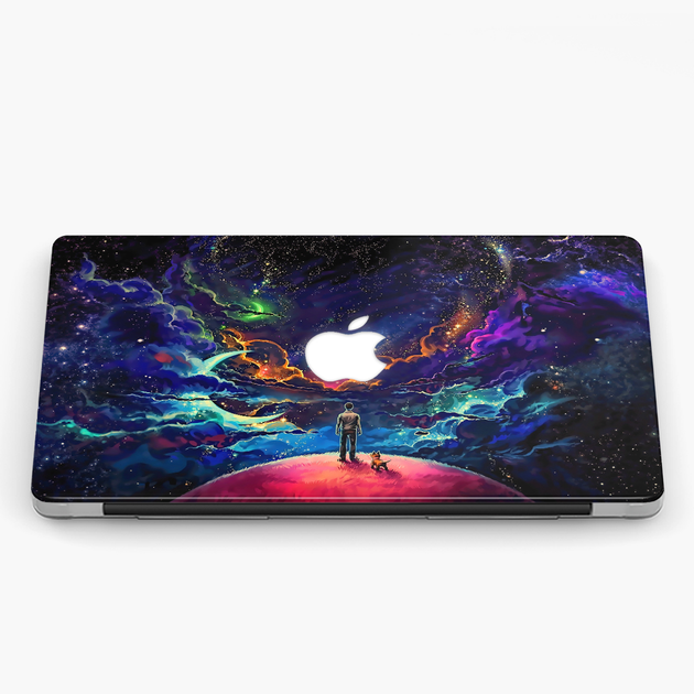 Чохол пластиковий для Apple MacBook Pro 16 A2141 Мужчина и пес во ...