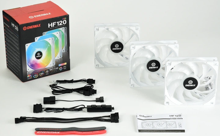 Набор вентиляторов Enermax PC FAN model HF120 ARGB 3x 120 мм White