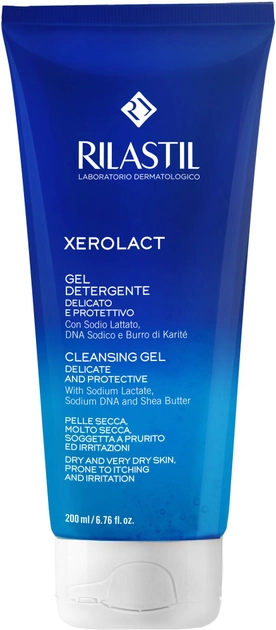 Акция на Гель для делікатного очищення шкіри Rilastil Xerolact 200 мл от Rozetka
