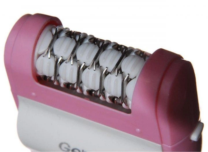 Женский эпилятор Gemei Gm 3052 аккумуляторный Розовый - изображение 2