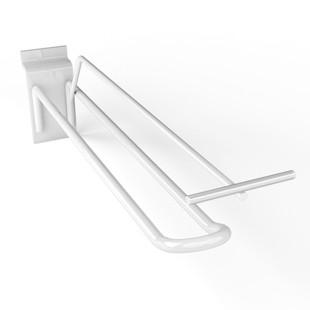 Крючок торговый усиленный с ценникодержателем двойной на экономпанель ...