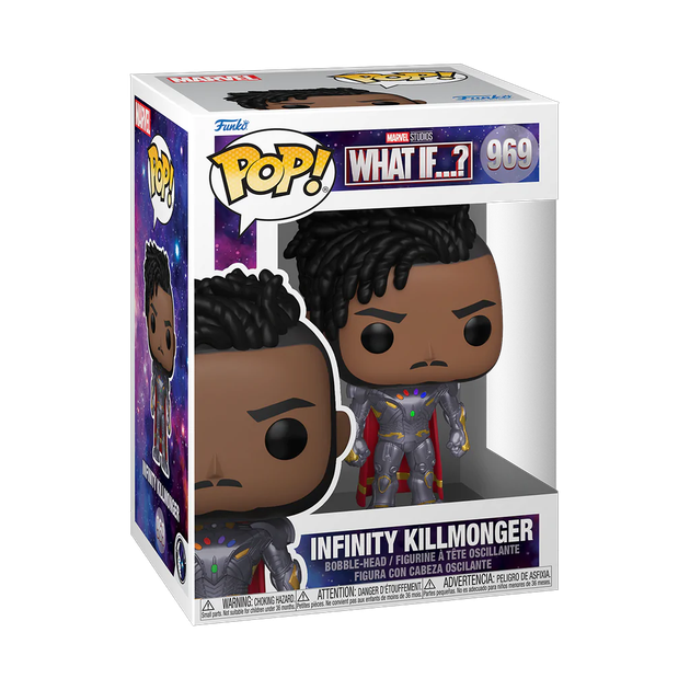 Фигурка Фанко Поп Что Если...? Киллмонгер Бесконечности Funko Pop What If? Infinity Killmonger 10 см M IK 969 - Фото 3 Фигурка Фанко Поп Что Если...? Киллмонгер Бесконечности Funko Pop What If? Infinity Killmonger 10 см M IK 969 - изображение 3