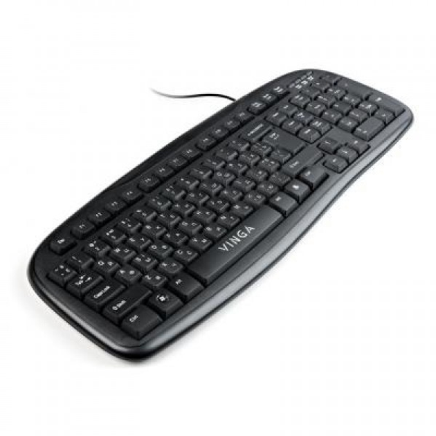 Клавиатура проводная Vinga KB500BK USB Black Б/У – фото, отзывы ...