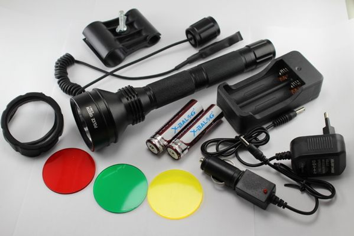 Підствольний фонарь Bailong BL-Q2808-T6 Тактичний фонарик із виносною кнопкою - зображення 2