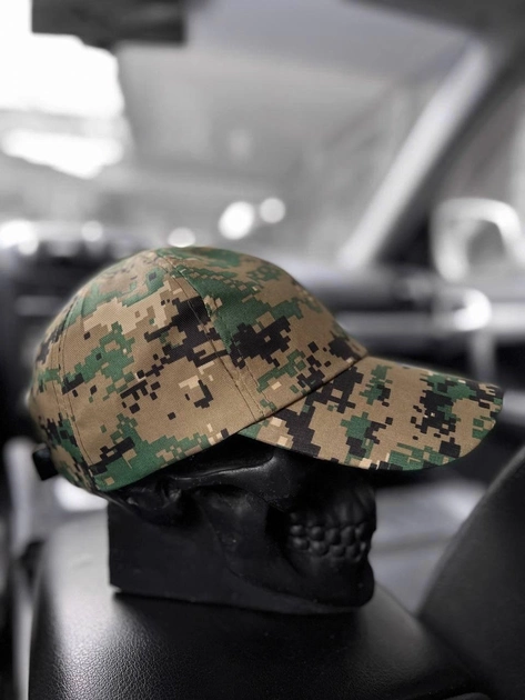 Тактическая военная летняя кепка Камуфляж "Пиксель" - изображение 2