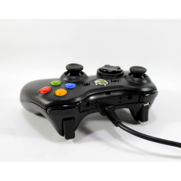 Проводной джойстик для Xbox 360 Чёрный – фото, отзывы, характеристики в ...