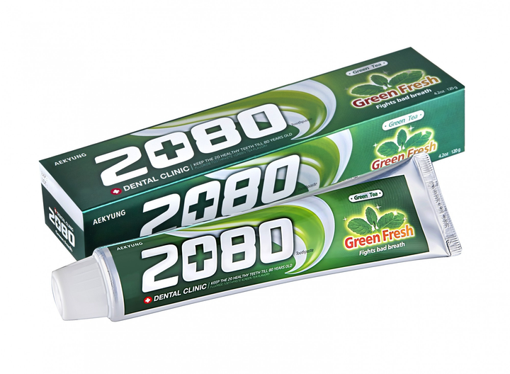 Зубная паста Kerasys Dental Clinic Зеленый чай 120 г (7391907) - изображение 1