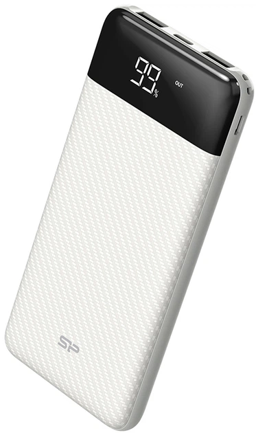 Powerbank Silicon Power GP28 10000 mAh Biały (SP10KMAPBKGP280W) - obraz 2