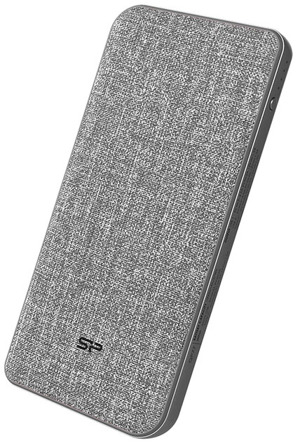 Powerbank Silicon Power QP77 10000 mAh Grey (SP10KMAPBKQP770G) - obraz 2
