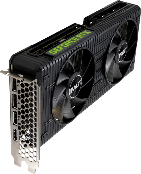 Відеокарта Palit PCI-Ex GeForce RTX 3050 Dual 8GB GDDR6 128bit 3 x DisplayPort, HDMI (NE63050019P1-190AD) - зображення 2