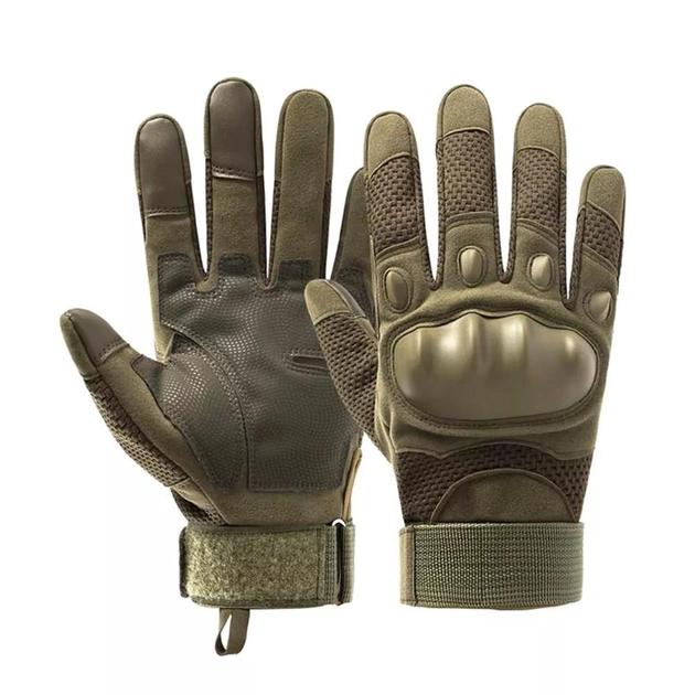 Тактические перчатки Jungle Storm XL, зеленые - изображение 1