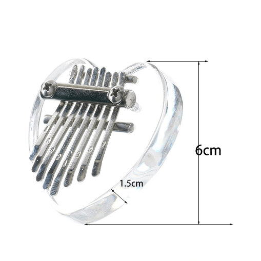 Музыкальный инструмент калимба Mini Kalimba Folem на 8 нот Прозрачная (820-2) - Фото 2 Музыкальный инструмент калимба Mini Kalimba Folem на 8 нот Прозрачная (820-2) - изображение 2