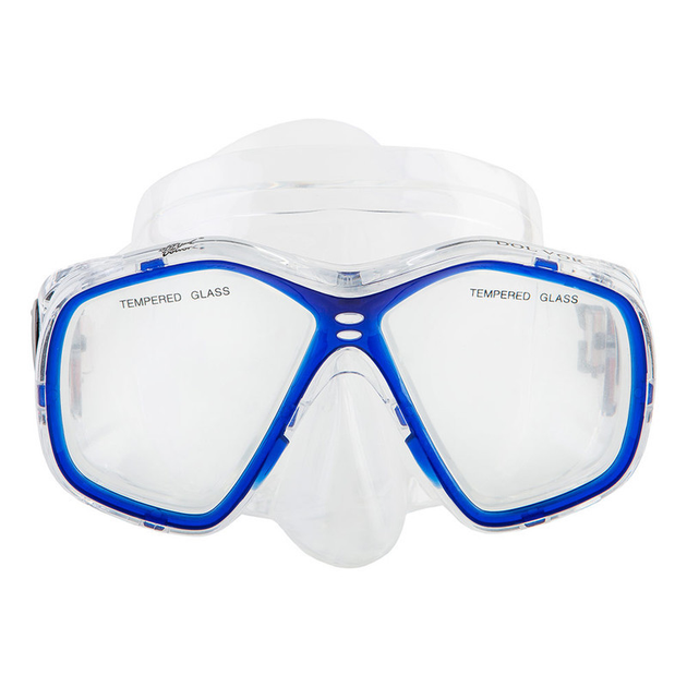 Маска для дайвинга синяя Dolvor mod. M276PVC – фото, отзывы ...